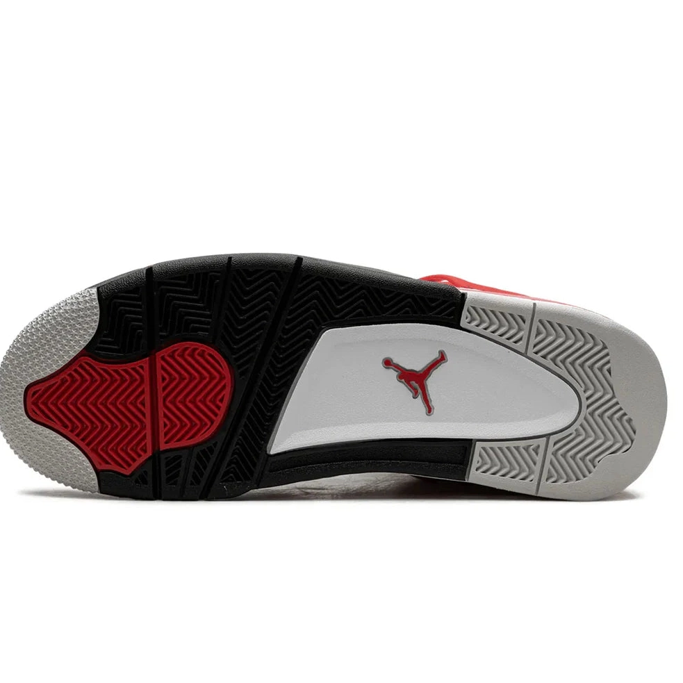 Cement' Jordan Air 4 Retro 'Red 0801